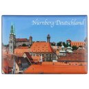 Nürnberg Epoxy Deluxe Foto Magnet Fotomagnet  - Blick auf die Burg Deutschland