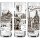 12er Set Schnaps Gläser hoch Nürnberg Germany Deutschland 50 ML Schnaps Glas