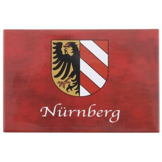 Nürnberg - Wappen Dunkelrot Stadtwappen City Deutschland Germany Franken