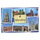 Nürnberg -  Postkarten Foto Magnet Fotomagnet...