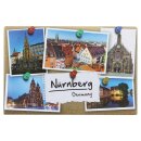 Nürnberg Postkarten Fotomagnet Foto Magnet...