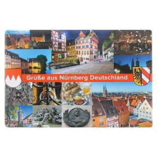 Nürnberg Postkarten Fotomagnet Foto Magnet Franken Bayern Deutschland Germany