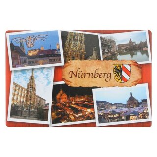 Nürnberg -  Postkarte Magnet Fotomagnet Kühlschrank Souvenir Deutschland Germany