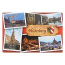 Nürnberg -  Postkarte Magnet Fotomagnet...