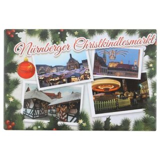 Nürnberg Postkarten Design Magnet Fotomagnet Christkindlesmarkt Weihnachtsmarkt
