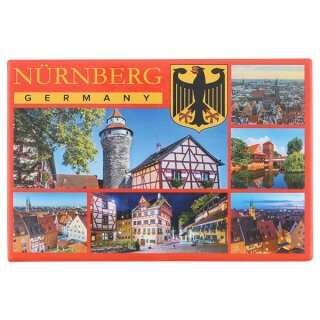 Nürnberg Rot Nuernberg Germany Deutschland Adler Postkarten Magnet Fotomagnet