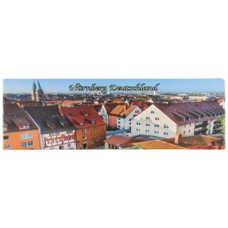 Nürnberg - Deutschland Fotomagnet Magnet Nuernberg Germany Blick von der Burg