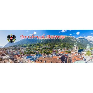 Großes ca. 130cm x 55cm Foto Magnet Innsbruck