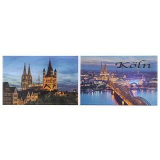 Langes Fotomagnet Foto Magnet Köln am Rhein Cologne Deutschland Germany
