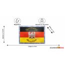 Folien Glitzer Fotmagnet Magnet - Germany Deutschland