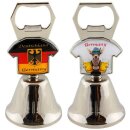Deutschland Fußball Trikot Germany Flaschenöffner Glocke Souvenir Bieröffner