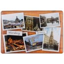 Nürnberg  Postkarten Fotomagnet Foto Magnet Christkindlesmarkt Weihnachtsmarkt