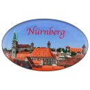 Ovales Fotomagnet Foto Magnet Nürnberg Burg...