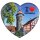 Foto Magnet Herz Form I Love Nürnberg Deutschland Germany Kaiserburg Burg Herz