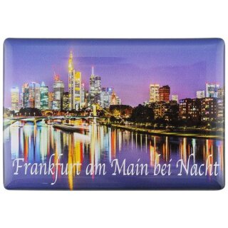 Epoxy Premium Frankfurt Foto Magnet Fotomagnet Skyline Hessen FT8
