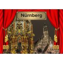 Nürnberg  Epoxy Postkarten Design Foto Magnet...