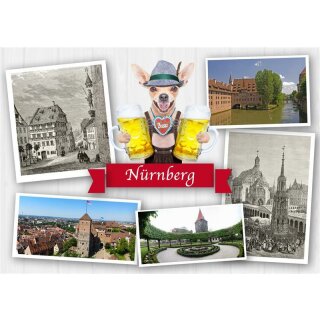Nürnberg A 6 Postkarte PK2
