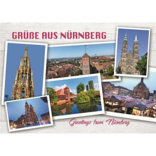 Nürnberg A 6 Postkarte PK46