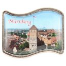 Nürnberg Pin Flagge Kaiserburg Burg