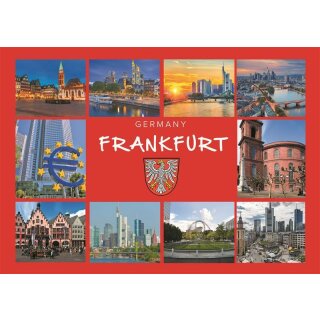 Frankfurt A 6 Postkarte PKKF23