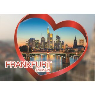 Frankfurt A 6 Postkarte PKKF52