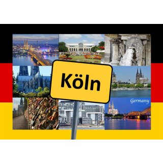 Köln A 6 Postkarte PKK5