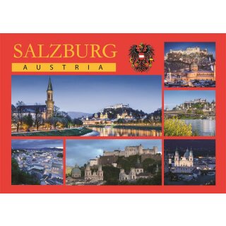 Salzburg A 6 Postkarte PKSA24