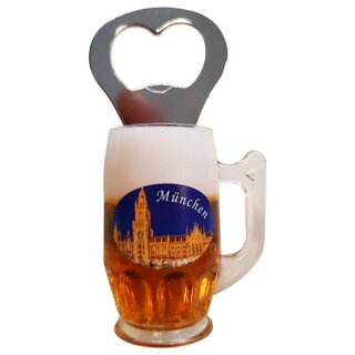 Flaschenöffner Bierkrug Massbier Bier München Deutschland Germany Bayern M3