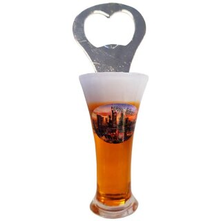 Flaschenöffner Weizen Bierkrug Massbier Bier Frankfurt F2