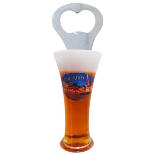 Flaschenöffner Weizen Bierkrug Massbier Bier Frankfurt F6