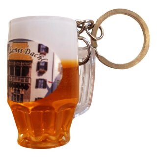 Schlüsselanhänger Bierkrug Massbier Bier Innsbruck Österreich IN2