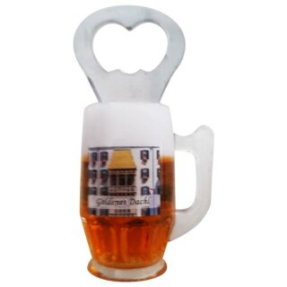 Flaschenöffner Bierkrug Massbier Bier Innsbruck Österreich Goldenes Dachl Magnet