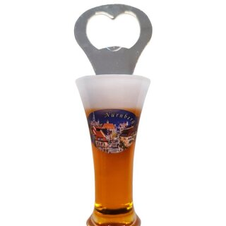 Flaschenöffner Weizen Bierkrug Massbier Bier Nürnberg N3