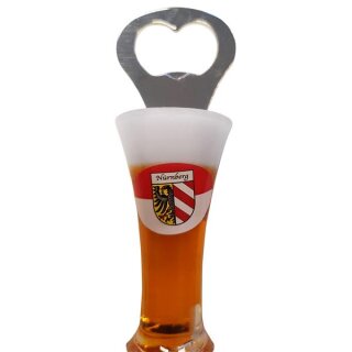 Flaschenöffner Weizen Bierkrug Massbier Bier Nürnberg N4