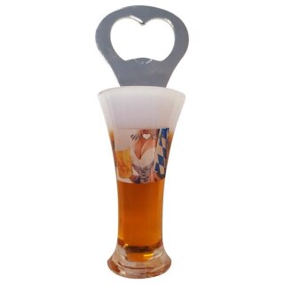 Flaschenöffner Weizen Bierkrug Massbier Bier I Love Bayern B2