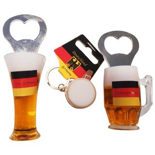 3 er Set Bierkrug Bieröffner Öffner Flaschenöffner Weizen Schlüsselanhänger Krug - Germany Deutschland M3