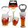 3 er Set Bierkrug Bieröffner Öffner Flaschenöffner Weizen Schlüsselanhänger Krug -  Frankfurt F7