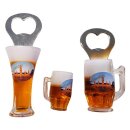 3 er Set Bierkrug Bieröffner Öffner...