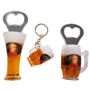 3 er Set Bierkrug Bieröffner Öffner Flaschenöffner Weizen Schlüsselanhänger Krug -  Mozart