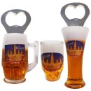 3 er Set Bierkrug Bieröffner Öffner...