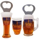 3 er Set Bierkrug Bieröffner Öffner...