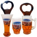 3 er Set Bierkrug Bieröffner Öffner...