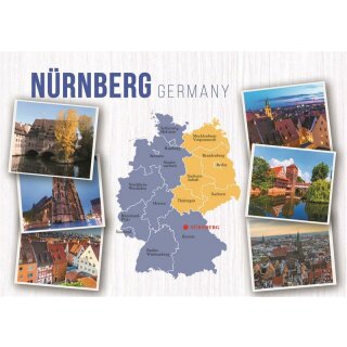Nürnberg XL Postkarte PK22_01_XLP