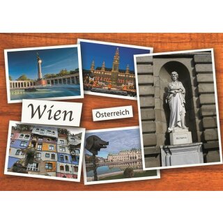 Wien A 6 Postkarte PKW3