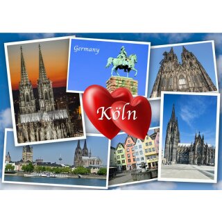 Köln XL Postkarte  PKK6_XLP