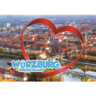 Würzburg XL Postkarte PK52_WUE_XLP