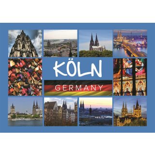 Fotomagnet Foto Magnet Kühlschrankmagnet - Köln Postkarte