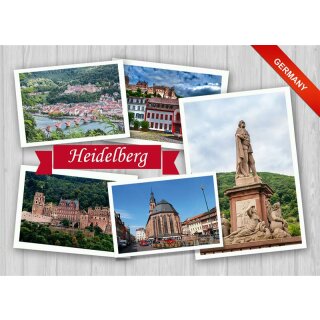 Fotomagnet Foto Magnet Heidelberg Postkarten Motiv