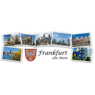 Langes Frankfurt am Main Postkarten Fotomagnet Foto Magnet Top-9