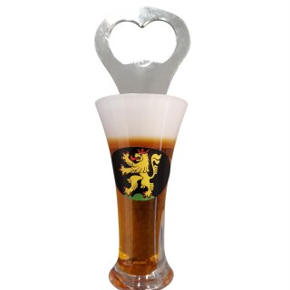 Flaschenöffner Weizen Bierkrug Massbier Bier Heidelberg Wappen